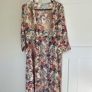 Duster/Wrap Dress Floral